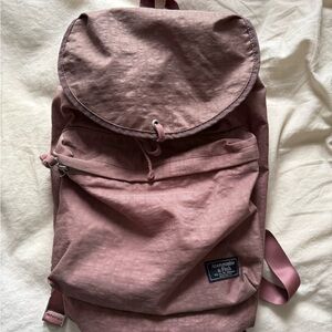 Abercrombie & Fitch Dusty Rose Canvas Backpack